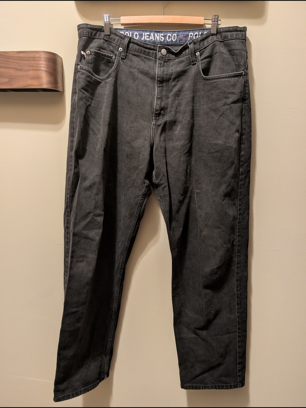 Men's Ralph Lauren Polo Black Classic Straight Jeans